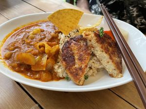 Curry plate  at Modernark in Kobe