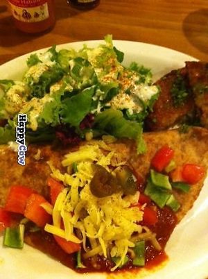 Vegetarian Burrito QUE RICO! at Modernark in Kobe