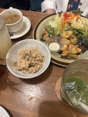 Vegan set  at Modernark in Kobe