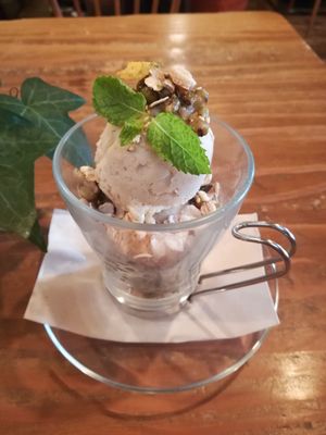 amazake icecream at Modernark in Kobe