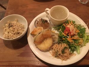 Veg plate at Modernark in Kobe