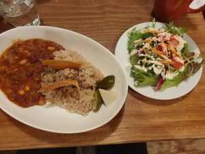 Vegan Curry , more than Mexican Dish at Modernark in Kobe