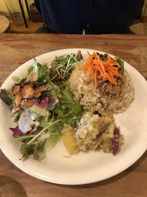 Vegetarian plate - everything was taste! at Modernark in Kobe