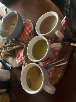 Soups  at Schathoes Menkemaborg in Groningen