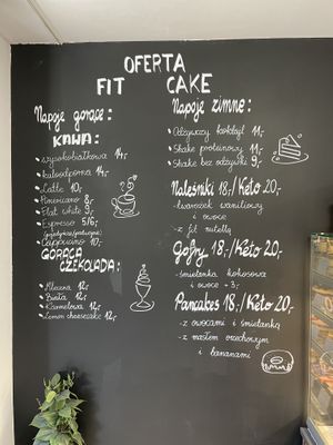 Board  at Fit Cake Olsztyn in Jonkowo