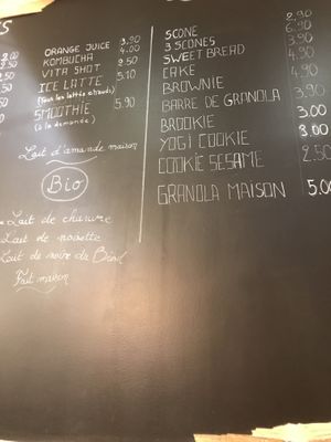 All day menu at Le Country Store in Nice