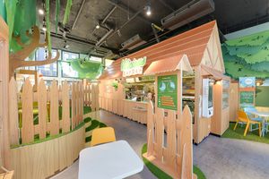 Inside of the restaurant. at Velicious Burger in Strasbourg