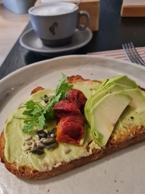 Avocado toast at Forno Integrale in Sirmione