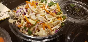 Root Salad (very plain without dressing) at Atza Sushi Bar in Rosh Pina