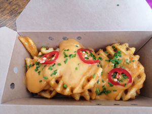 Cheesy fries at A Burgers in Nancy