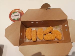 Vegan nuggets at A Burgers in Nancy