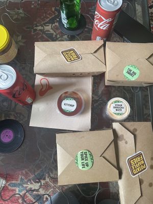 The Works for two people menu  at A Burgers in Nancy