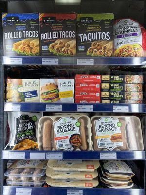 More frozen vegan finds  at California Ranch Market in San Jose Del Cabo