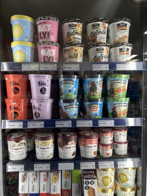 Vegan ice cream  at California Ranch Market in San Jose Del Cabo