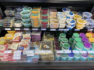 First case when you walk in loaded with vegan items and some really good vegan lunch “meats" and cheeses.  at California Ranch Market in San Jose Del Cabo