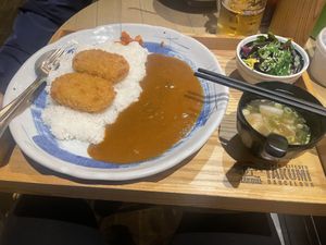 Curry menu  at Takumi in Barcelona