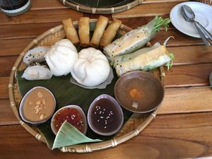 Sharing platter at Pho 45 in Erfurt