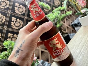 saigon beer at Pho 45 in Erfurt