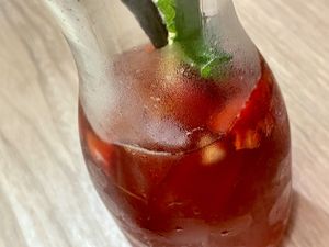 straberry ice tea at Pho 45 in Erfurt