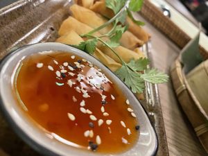 spring rolls at Pho 45 in Erfurt