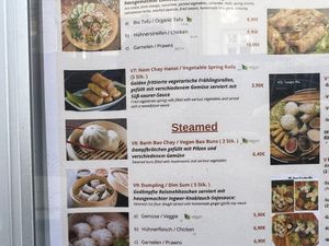 menu  at Pho 45 in Erfurt