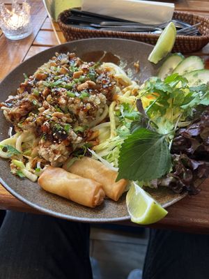 Udon Nudeln mit Tofu  at Pho 45 in Erfurt