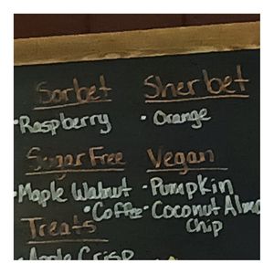 Sorbet, Sherbet, & Vegan Ice Cream at Kimball Farm  in Westford