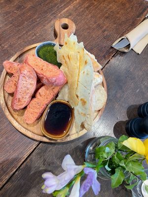 Breads and oils were delightful, ideal for sharing.  at Figaro in Wingerworth