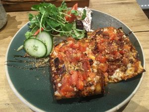 Open sandwich at Figaro in Wingerworth