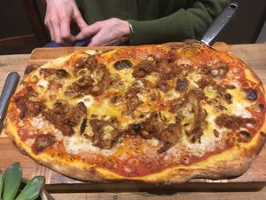 Pizza at Figaro in Wingerworth