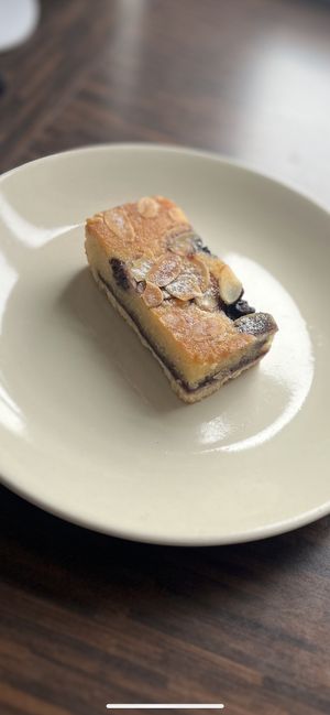 Berry Bakewell slice   at Figaro in Wingerworth