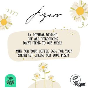 No longer vegan from 1/9/24 😢 at Figaro in Wingerworth