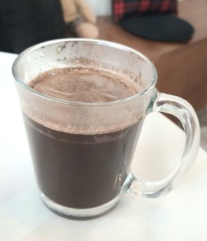 mocha pot coffee - hotmocha pot coffee - hot #Veganuary at Pan Galleria - 빵갤러리아 in Gyeonggi-do