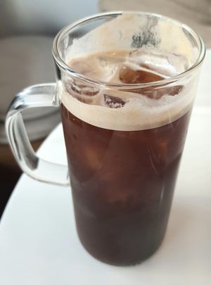 mocha pot coffee - iced #Veganuary at Pan Galleria - 빵갤러리아 in Gyeonggi-do