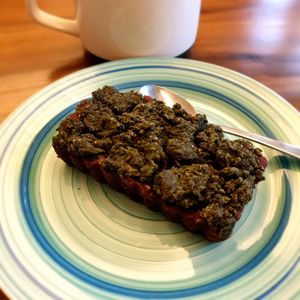 red bean matcha crumble at Bonne Vie - 본비 비건 베이커리 in Gyeonggi-do