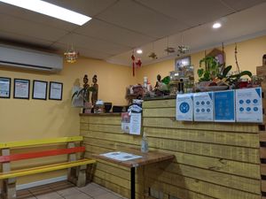 Front desk at Thai On The Island in Cowes