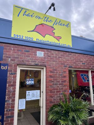 The entrance to the restaurant   at Thai On The Island in Cowes