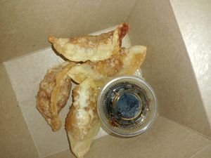 Vegan kimchi gyoza at Asia Street by MUN in Munich