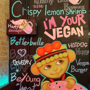 Decor at I'm Your Vegan in Chiang Mai