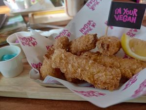 Fried Shrimp at I'm Your Vegan in Chiang Mai