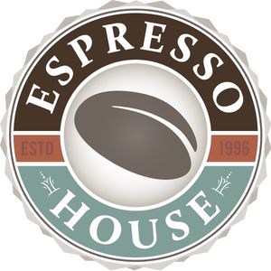 Logo at Espresso House in Hilleroed