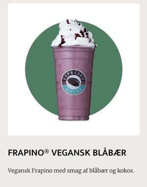 Vegan at Espresso House in Hilleroed