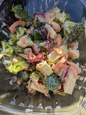 Broccoli apple salad 👌 at Plantonic Cafe in Hartford