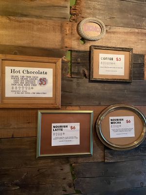 Menu #1  at Nourish in Cheboygan