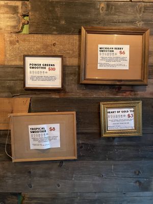 Menu#2  at Nourish in Cheboygan