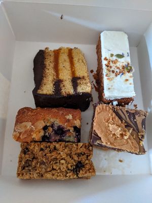 Take away goodies! All vegan 💚 at The Old Barn Coffee Shop in Auchtermuchty