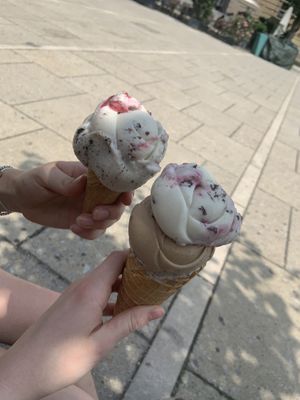 Cookies, Hazelnut, Black Forest at Veganista Ice Cream XI in Vienna