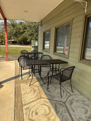 Seating  at Hong Kong Bistro in Apalachicola