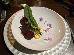 Plate for the Stir Fry  at The Seedling Vegan Kitchen at Old Joe's Kaia in Nelspruit