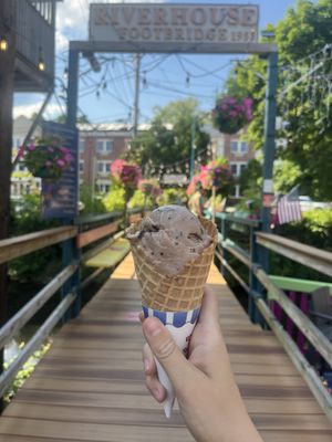 Chocolate chunk   at River Ducks Ice Cream in Camden